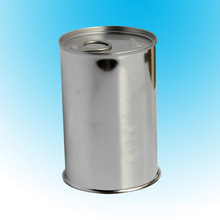 马口铁食品铁罐生产 素铁白罐 焊接滚劲缩劲罐 罐身条纹罐