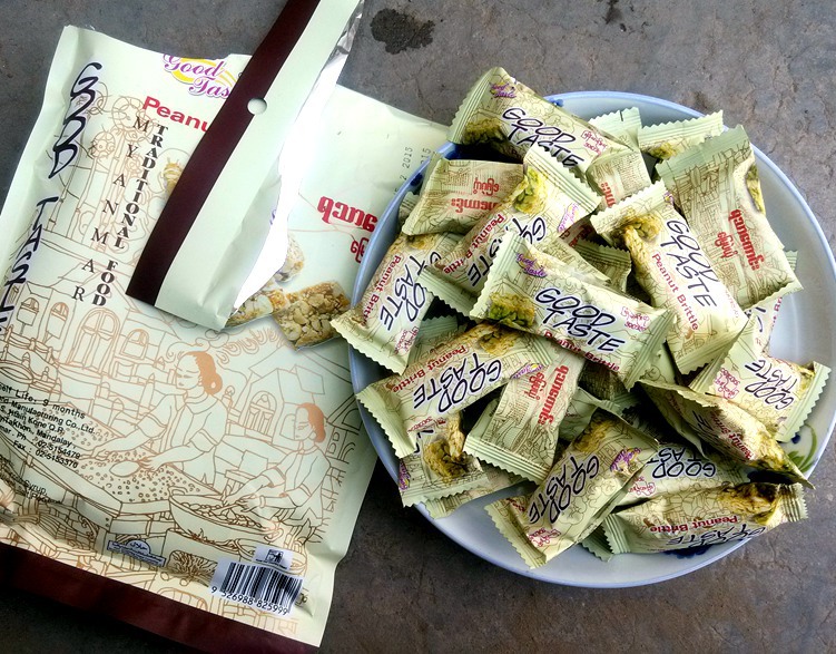 缅甸花生酥200克 进口手工糖果休闲零食品