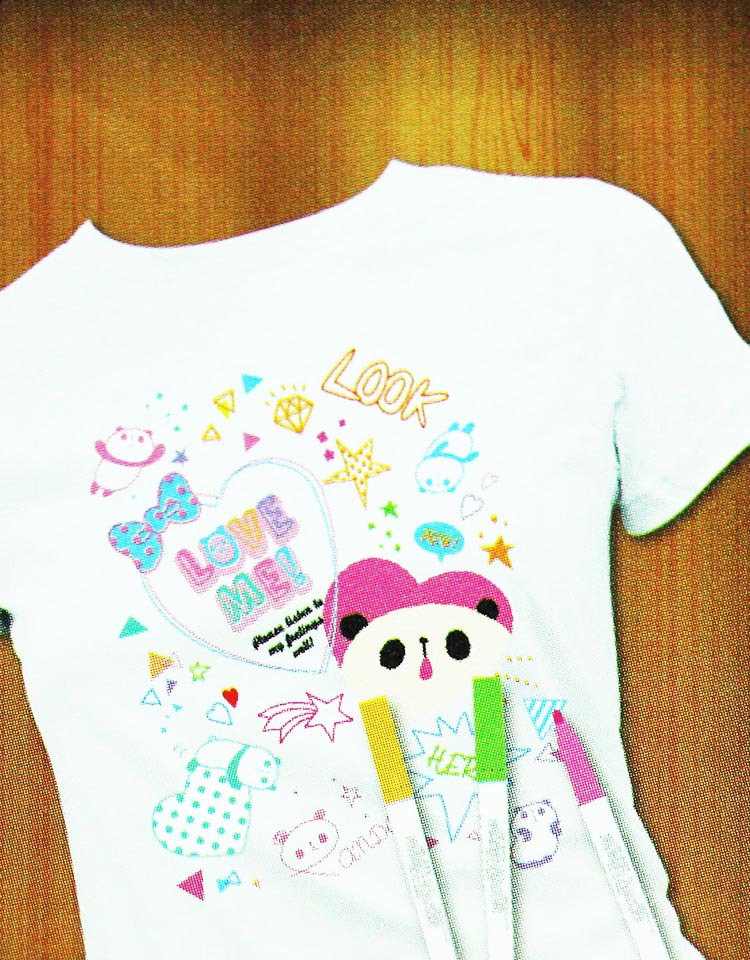 衣服彩绘笔 diy陶瓷涂鸦 13色画衣笔t恤画笔 绘画笔 耐水洗不掉色