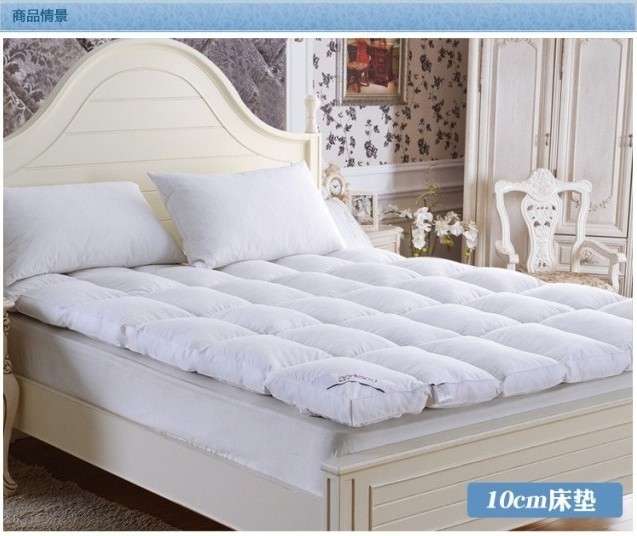 冬季加厚羽绒床垫10cm 席梦思酒店床褥 羽绒床垫褥子榻榻米