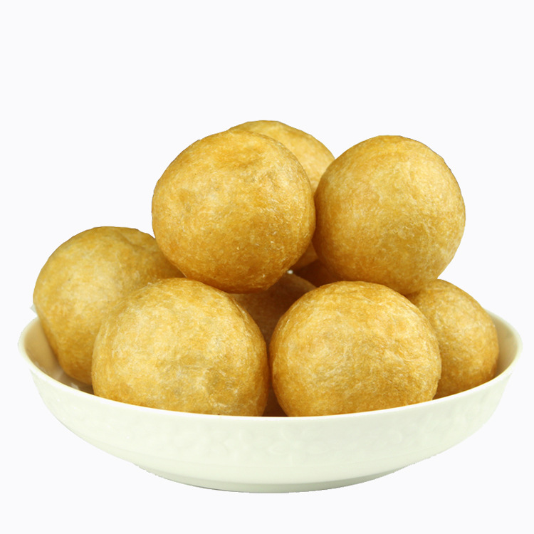 江苏特产无锡油面筋正宗清水油面筋泡500克油面筋塞肉素食批发