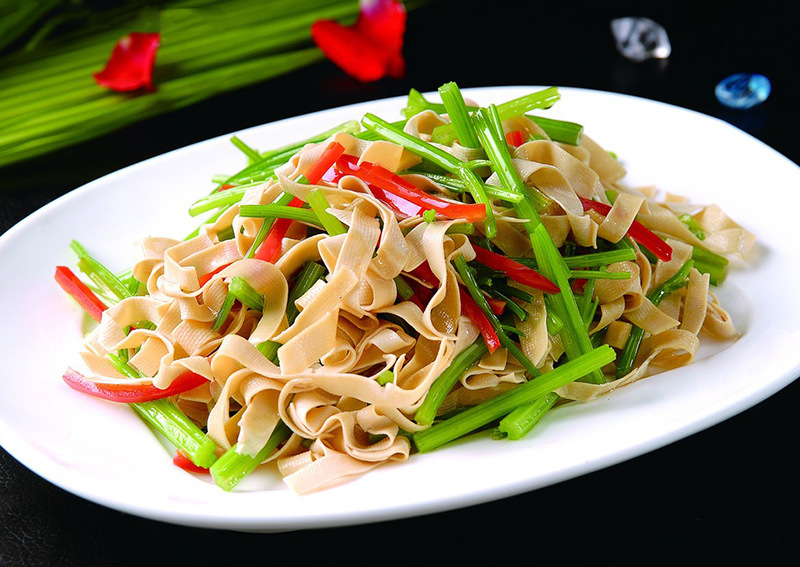 厂家直销 豆腐皮,安徽特色五香豆皮/方