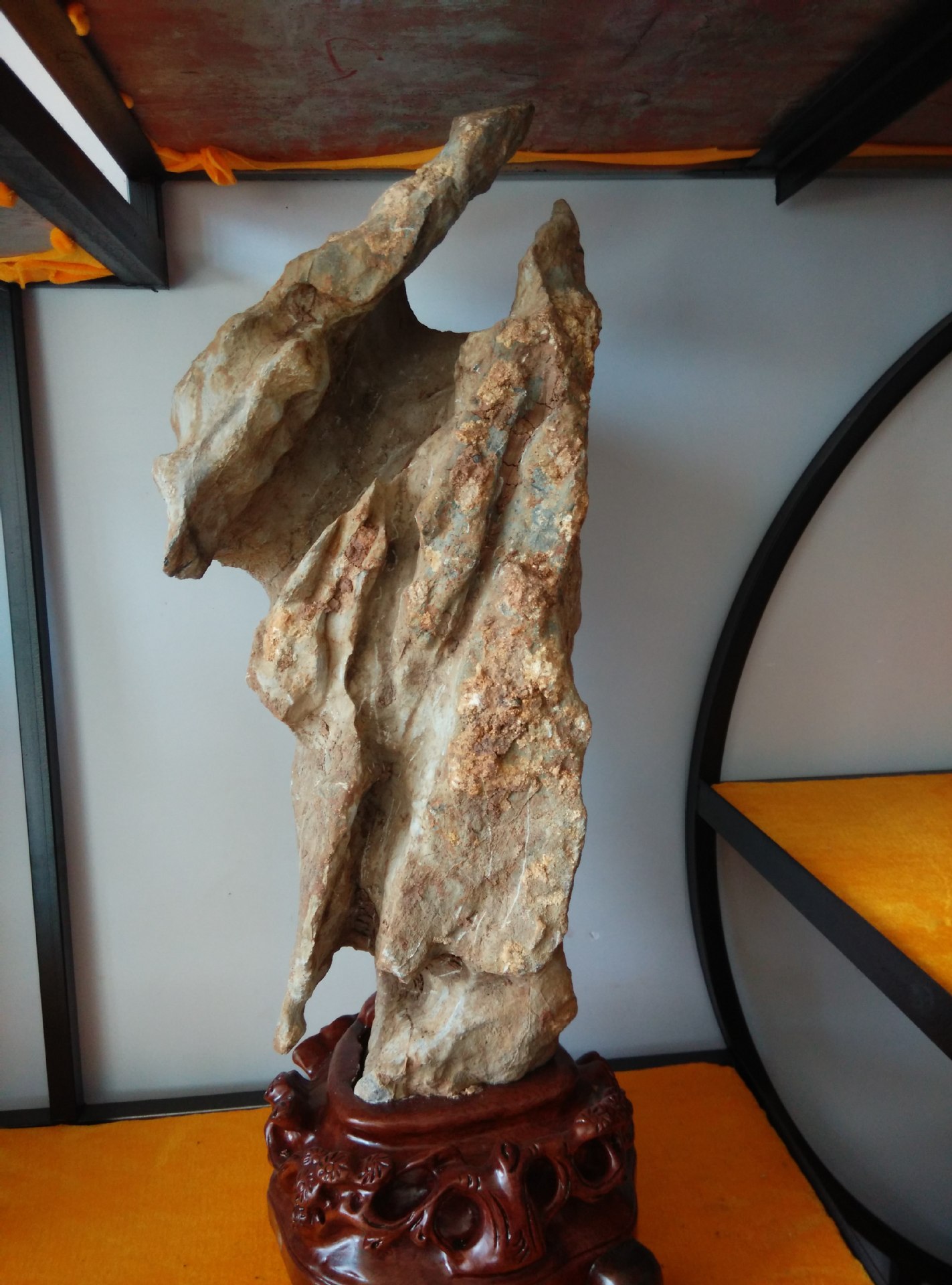 纯天然形成精品奇石灵壁石 产地批发高档景观原石灵璧石摆件