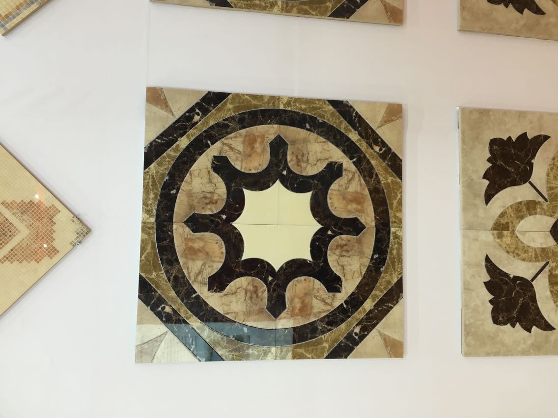 厂价订做大理石水刀拼花瓷砖地面水刀拼花质量优价格低