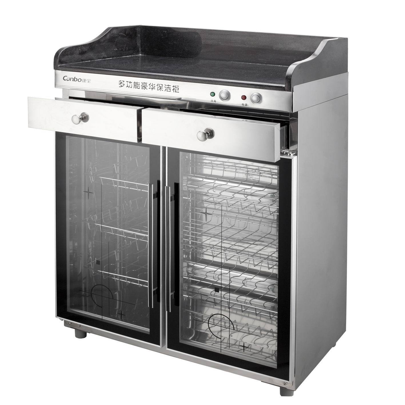 canbo/康宝ztp338b-1台式柜式商用消毒碗柜 厂家双门中温消毒柜