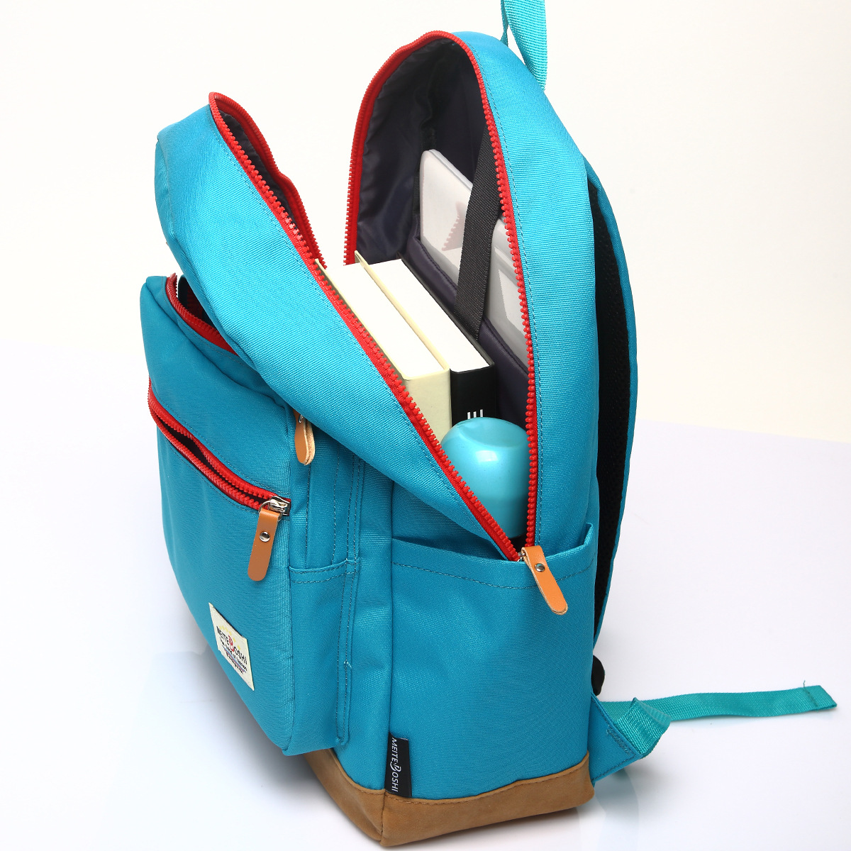 新款牛津布书包 时尚韩版双肩包 多功能背包学生款