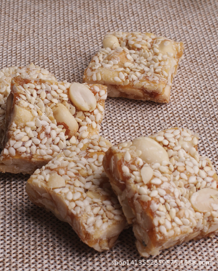 纯手工芝麻花生软糖 喜糖零食 广东肇庆德庆悦城特产