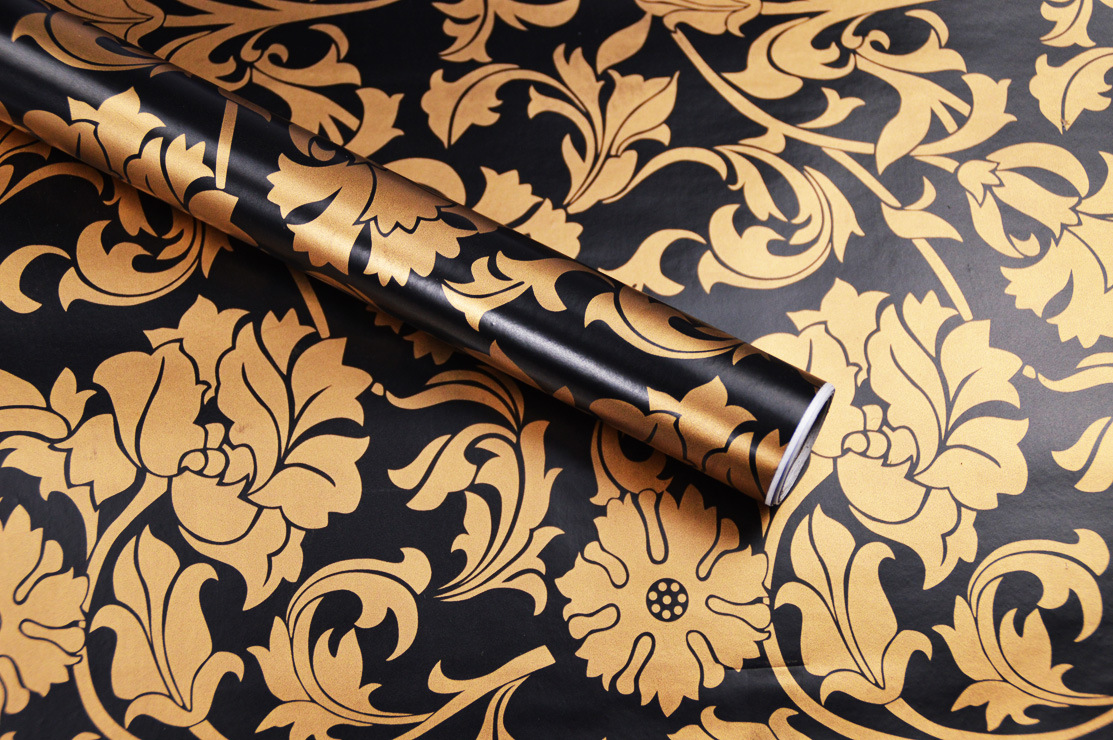 pvc自粘墙纸 自贴壁纸 卧室客厅壁纸