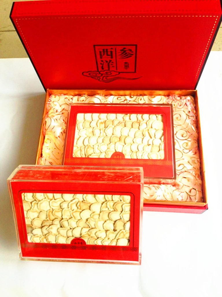 批发西洋参切片礼盒装花旗参150克/盒长白山人参新品优质特价