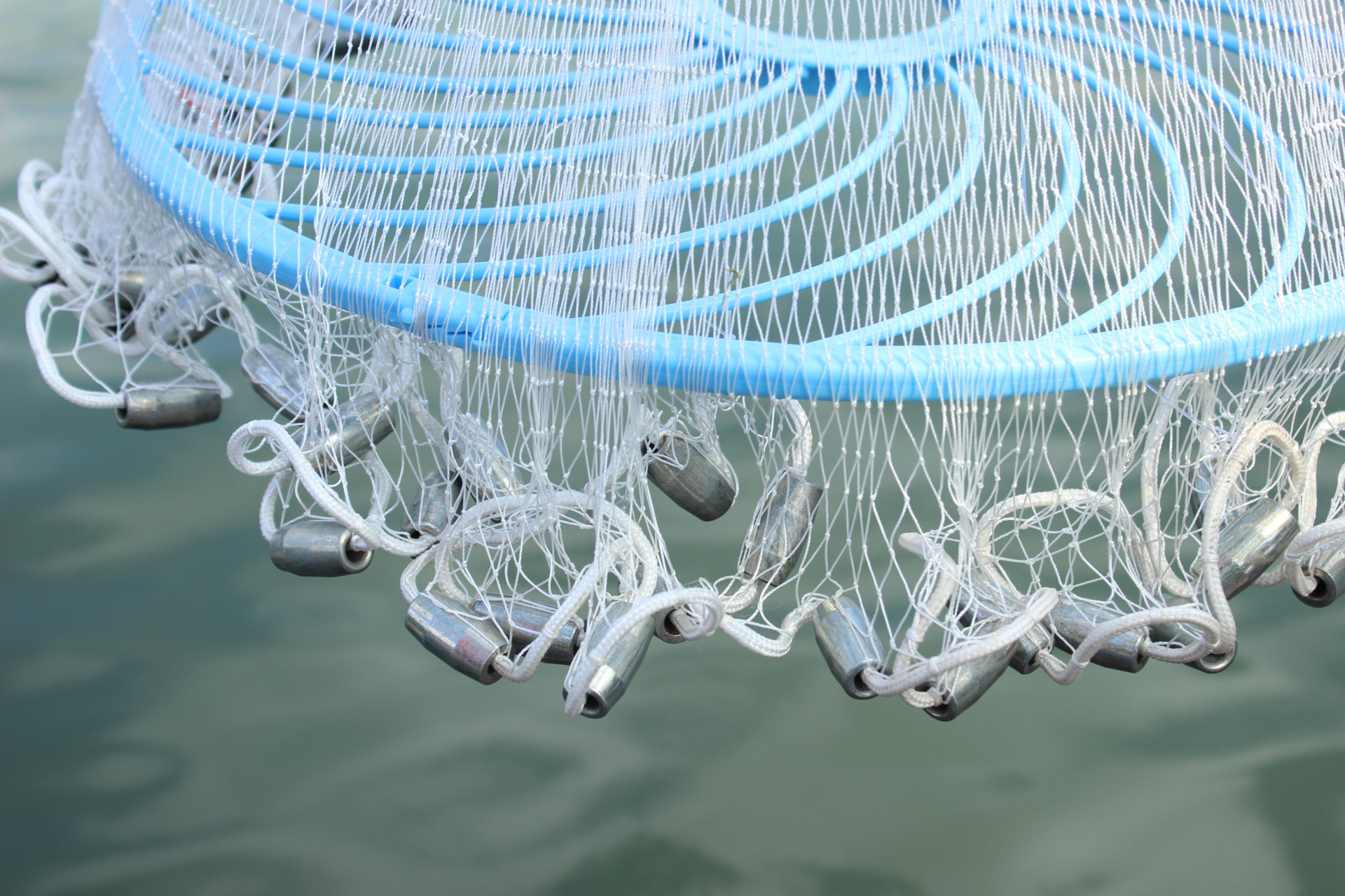 美式手抛网 复丝飞盘网 单手抛网 易撒网 做工优良细致耐用