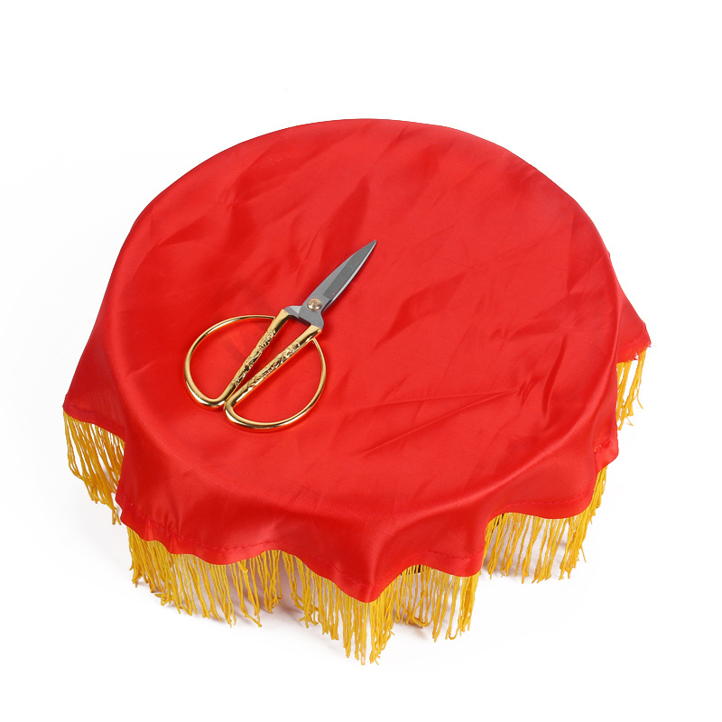 批发剪刀托盘布组合套装剪彩三件套节日庆典开业奠基动工剪彩用品