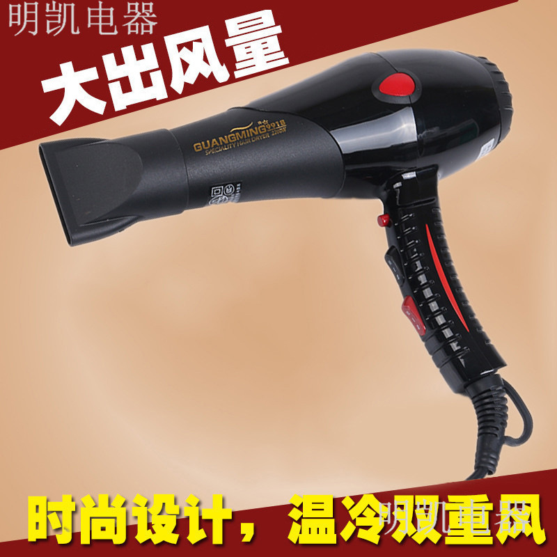 Bright 9918 High-Power Hair Dryer Home Hair Styling Hair Dryer Four-Gear Heating and Cooling Air Adjustable