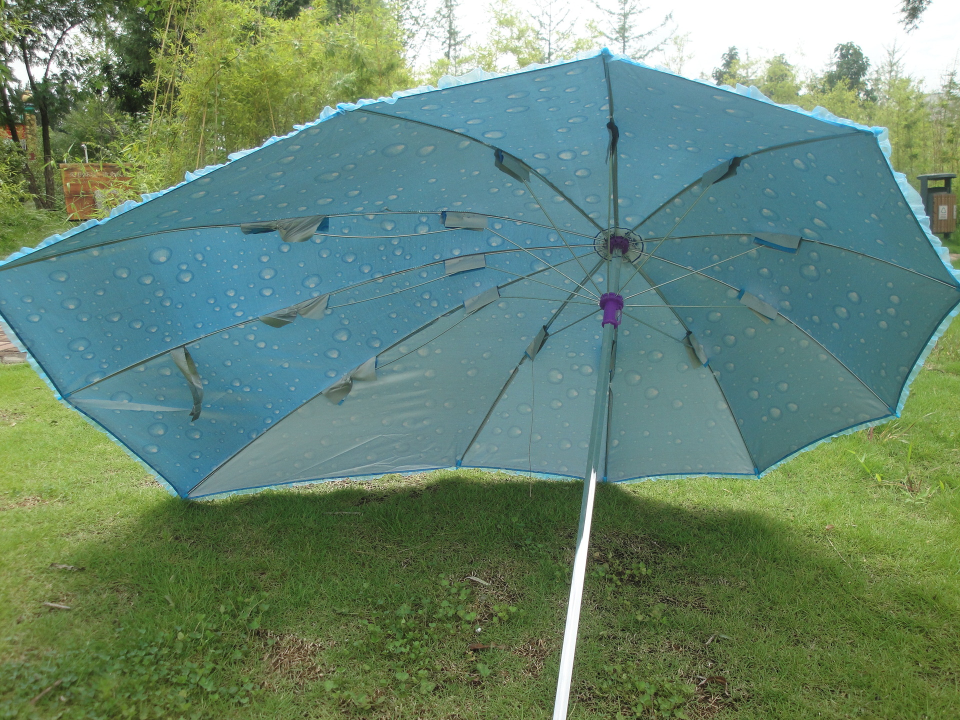 厂家直销水珠花边电动车太阳伞遮阳伞防晒太阳伞六角现货批发