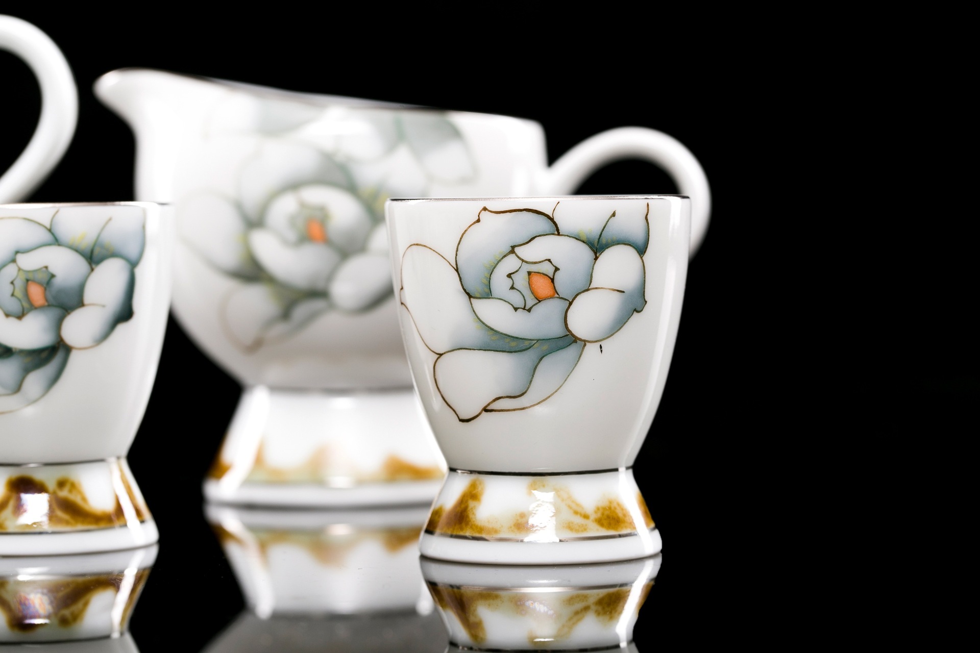 湖南醴陵 红官窑正品 高端功夫茶具 送礼