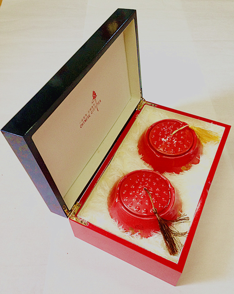 厂家批发定制一鹭莲升陶瓷茶叶罐礼盒礼品包装盒特价现货