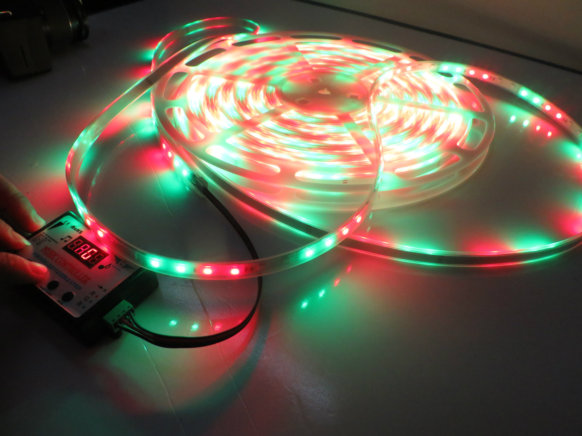 5050rgb 音乐声控灯带 套装3528跑马 5630,8520,7030多款硬灯