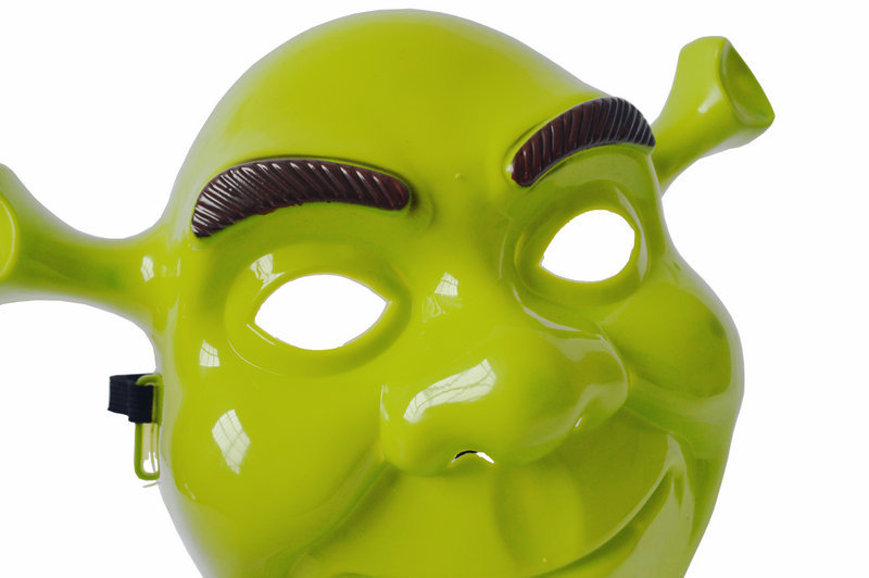 万圣节面具电影主题面具儿童面具卡通动漫怪物史莱克面具批发