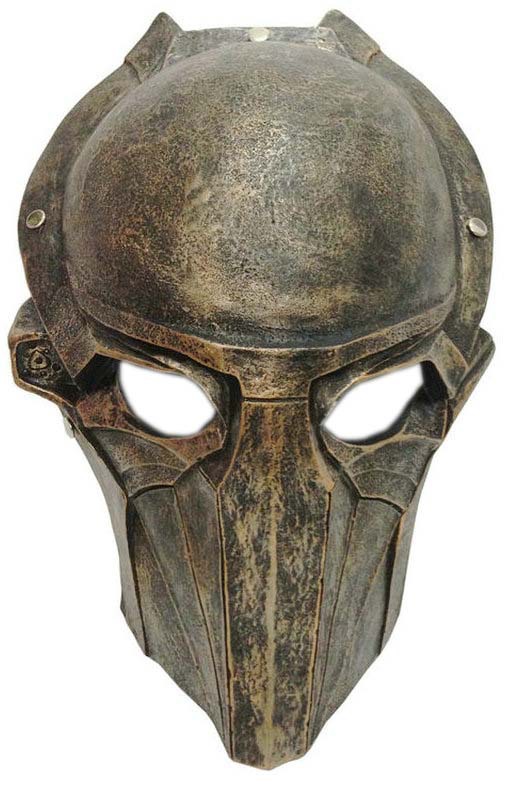 万圣节面具铁血战士鹰面恐怖面罩化妆舞会道具 树脂面具装饰品