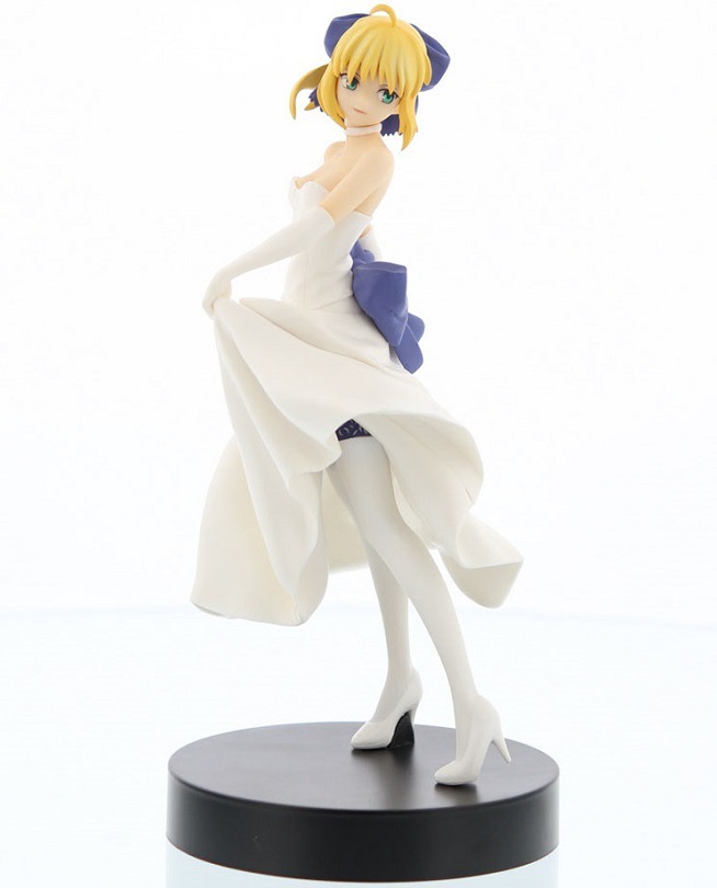 fate saber lily 塞巴 白礼服 sq景品 手办模型公仔摆件
