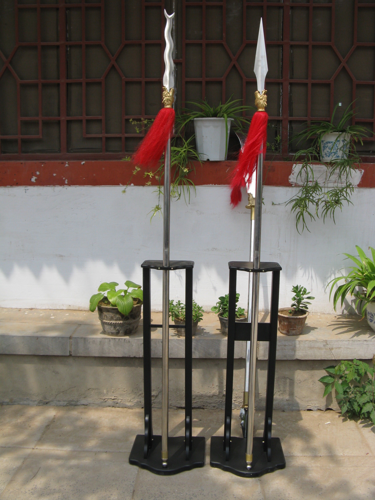 龙泉市刀剑 十八般兵器 不锈钢杨家枪 白杆 影视 未开刃