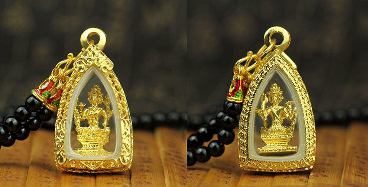 有求必应四面佛牌龙婆三安大师开光手工制作招财平安姻缘健康财运