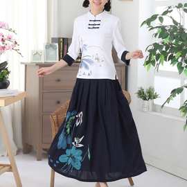 西瓜红半身裙麻_西瓜红半身裙麻价格_西瓜红