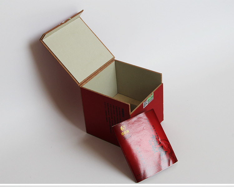 定做精美包装盒定做一体成型密度板盒子工艺耐用简约纸盒