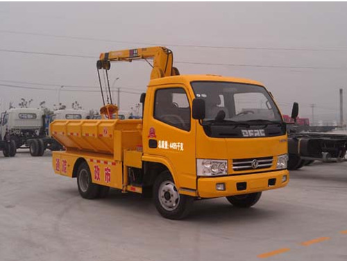 东风多利卡国四朝柴95马力清淤车-下水道淤泥窨井抓斗车 - 机械设备