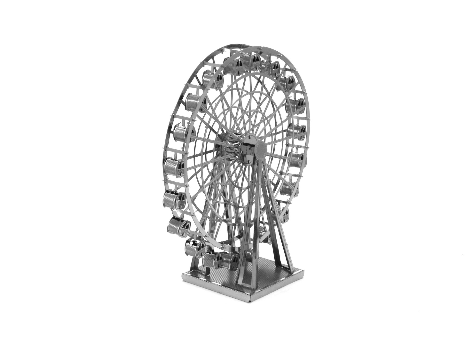 爱拼 全金属diy拼装建筑模型3d手工立体拼图 摩天轮 热销过万