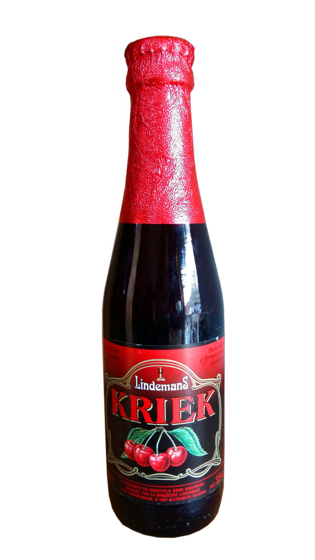 比利时原装进口啤酒批发林德曼樱桃瓶装果味啤酒24250ml