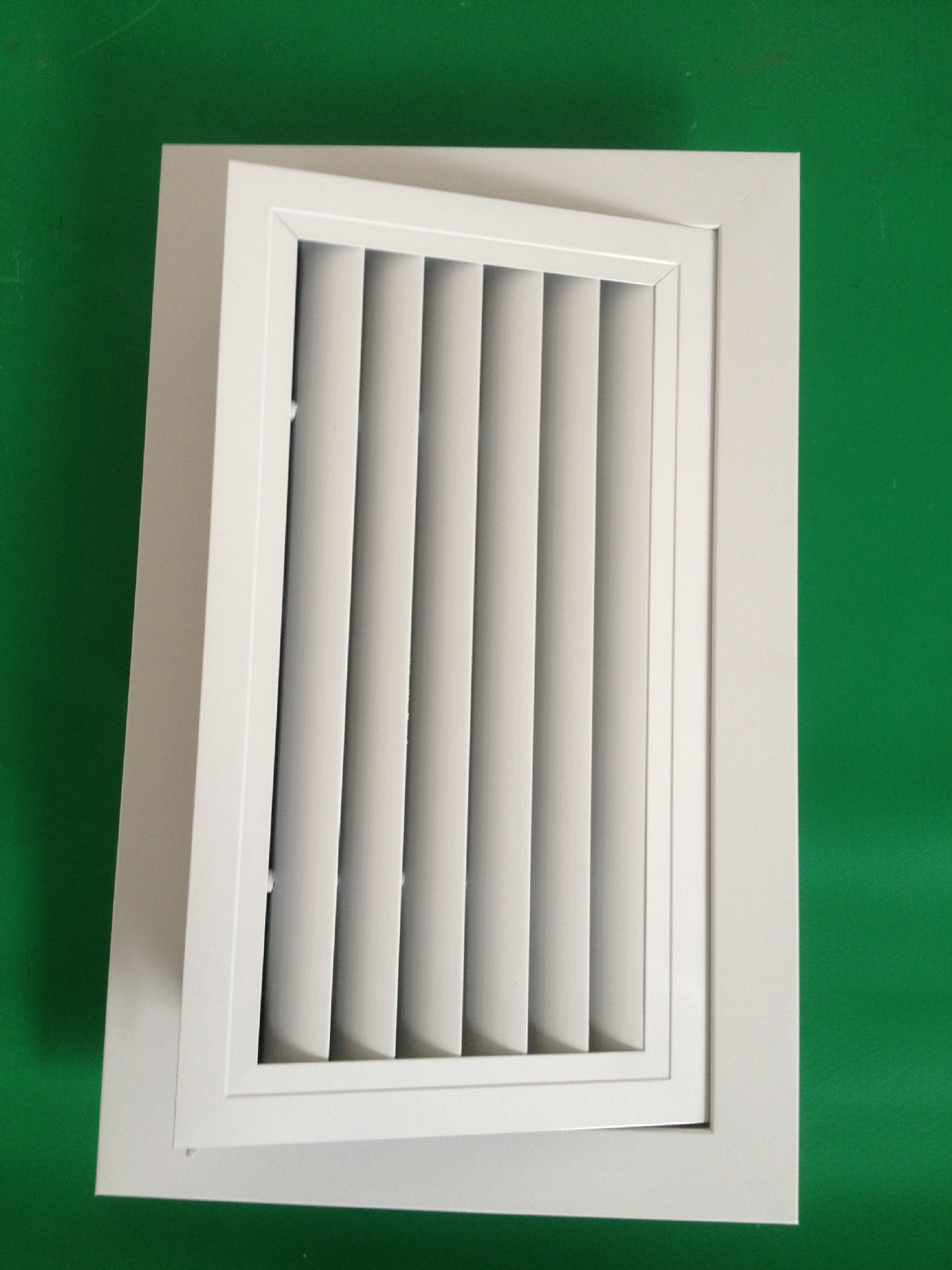 广东厂家直销铝合金风口门铰式大叶回风带过滤网百叶式回风口