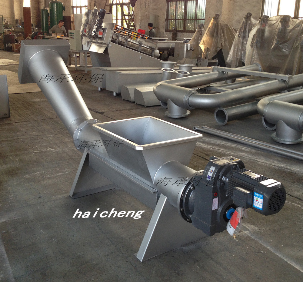 螺旋压榨机,螺旋输送压榨机,压榨机产自海承环保1029