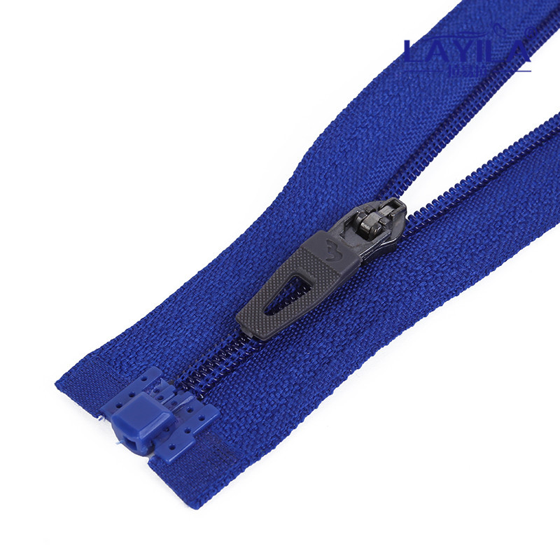 厂家定做7号尼龙拉链 注塑开尾 高档服装外套衣服门襟拉链