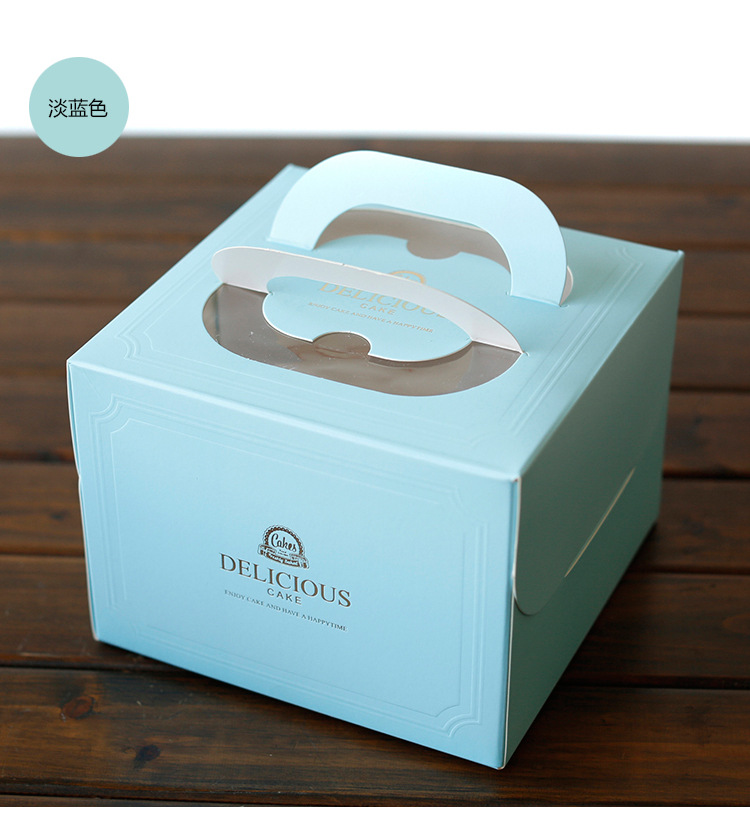 8寸粉色,8寸蓝色,8寸白色,8寸紫色 日生产量:100万 产品类别:蛋糕盒 8