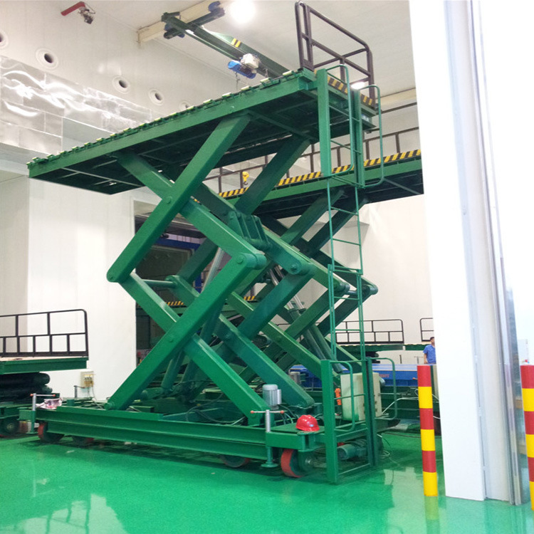 厂家大量供应组合自走式升降平台 同步升降 伸缩楼梯 人货共享
