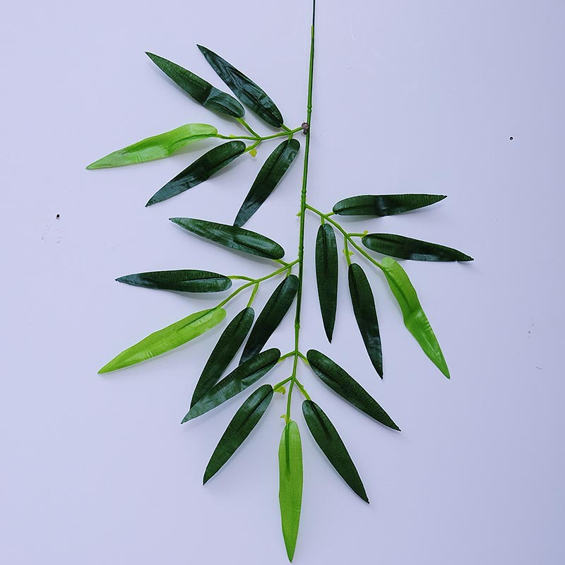 厂家批发 仿真植物 竹支 竹叶 竹子假竹枝工程造景室内外装饰绿植