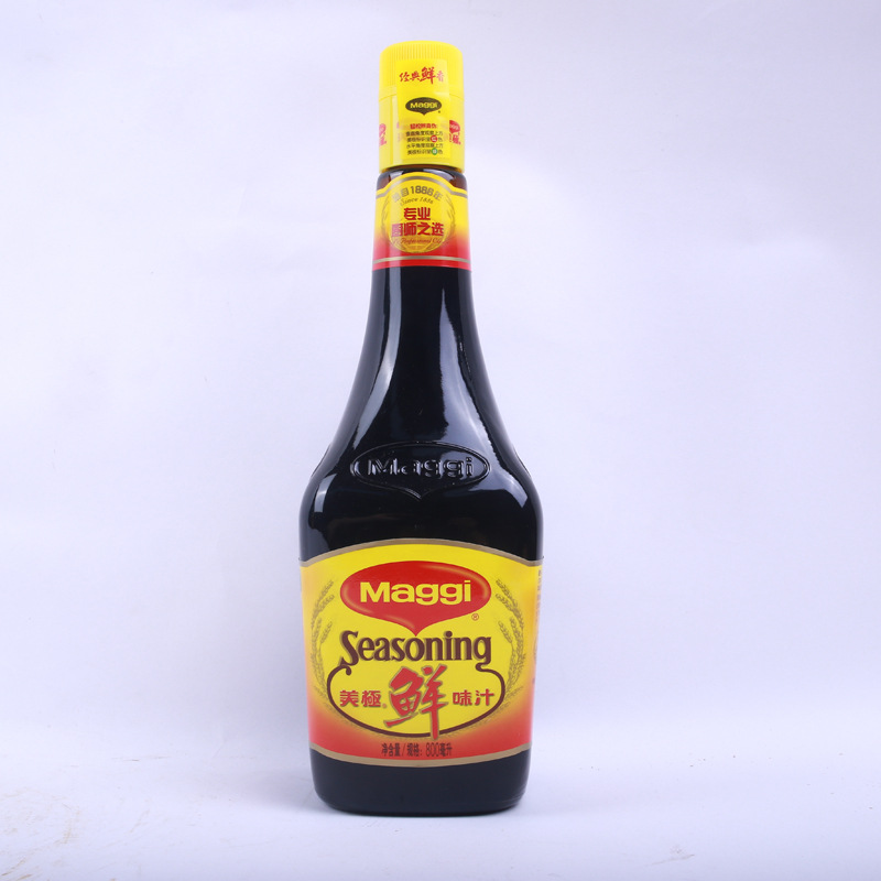 美极鲜味汁 雀巢专业餐饮批发 美极鲜味汁800ml美极鲜酱油