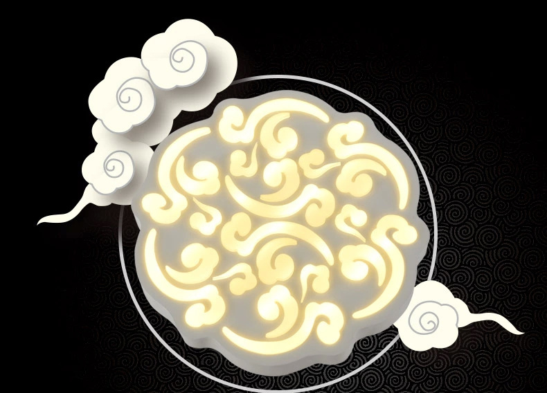 现代创意led祥云吸顶 灯客厅卧室酒店别墅灯 亚克力灯饰批发