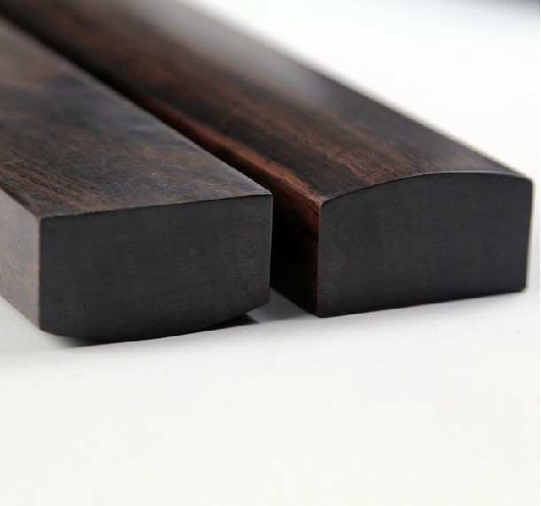 厂家直销黑梓木镇尺黑紫檀木书镇无字镇纸特