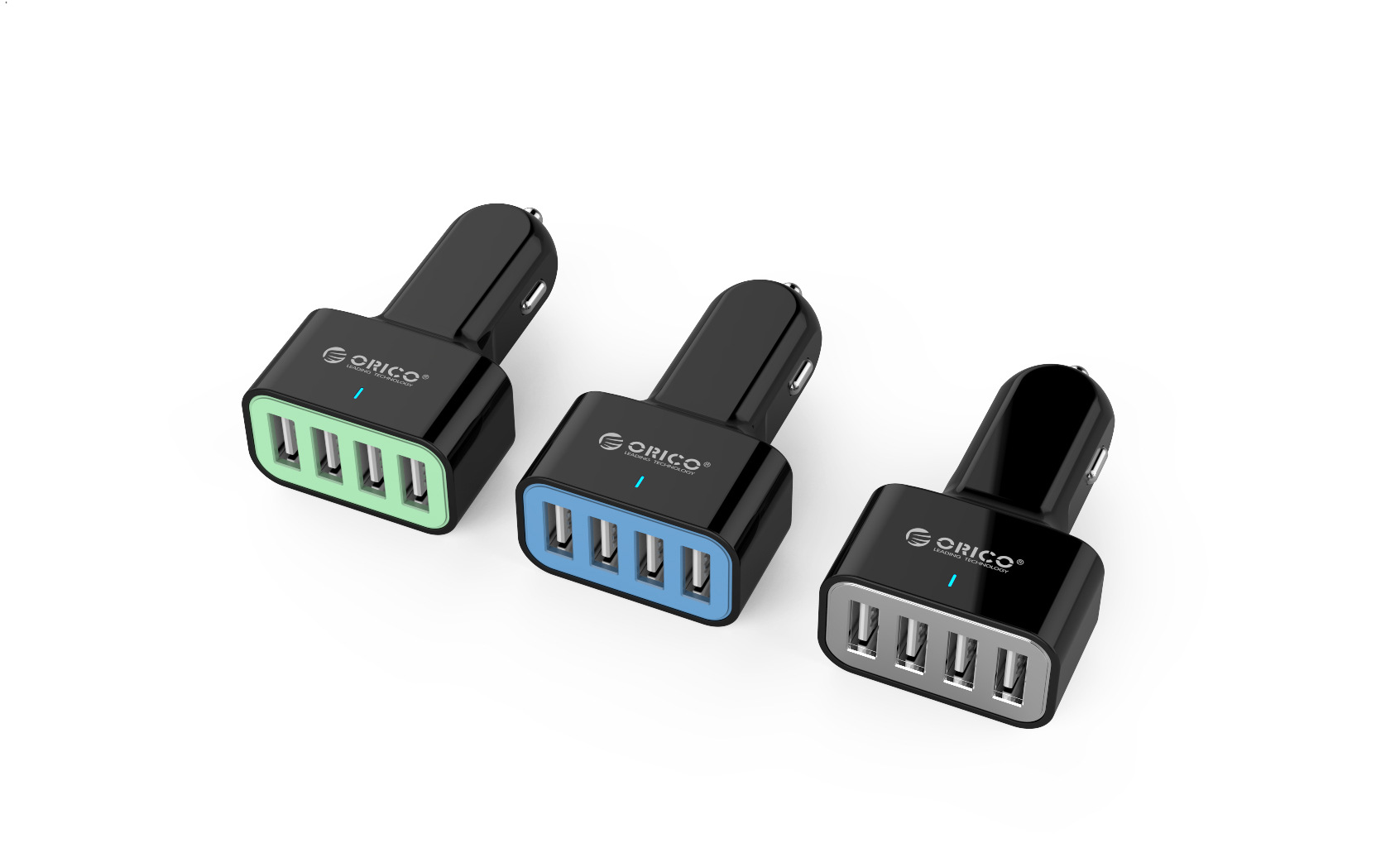 6a /48w 全智能车充,4 usb 口车载充电器,新设计