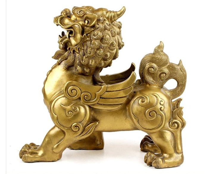 纯铜貔貅独角兽一对摆件 招财镇宅辟邪化煞家居**装饰品批发