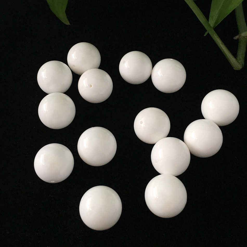 天然白砗磲散珠16mm圆珠子diy项链饰品配件大小都有需要联系客服