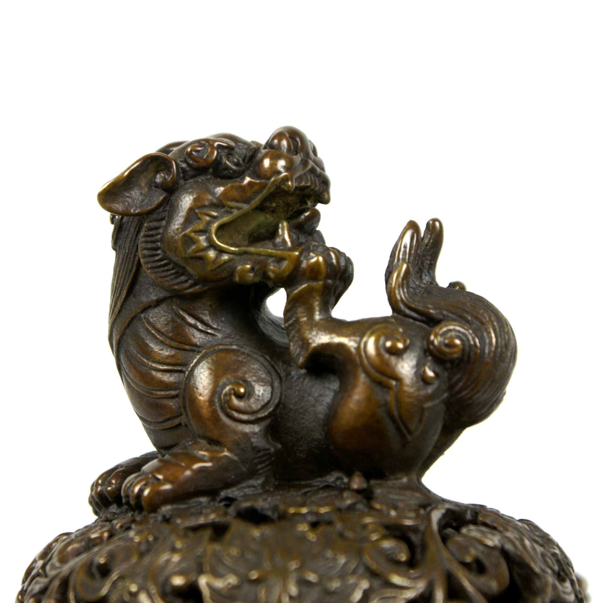 失蜡铸造 仿古铜宣德炉铜器工艺品 铜陵特色工艺品 狮子炉