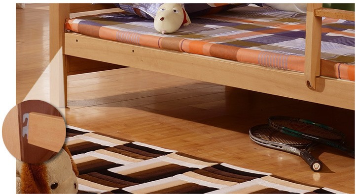 新款促销实木床榉木子母床双层床1.2米1.5米全进口材料质量保证