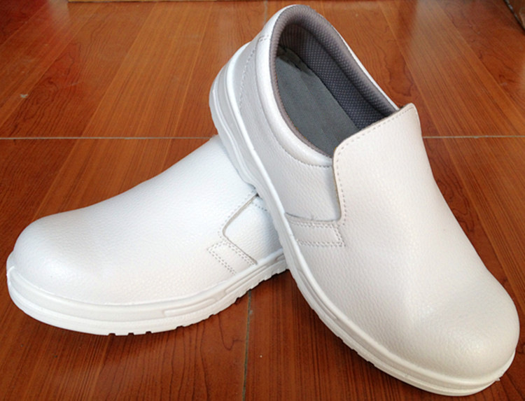 白色无尘钢头鞋 劳保鞋 钢包头 防砸防刺安全鞋 无尘防静电安全鞋