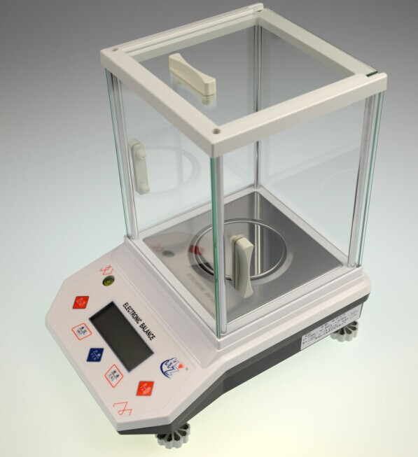 官网红钻/高档千分位 毫克200/0.001 玻璃分析天平 精密电子天平