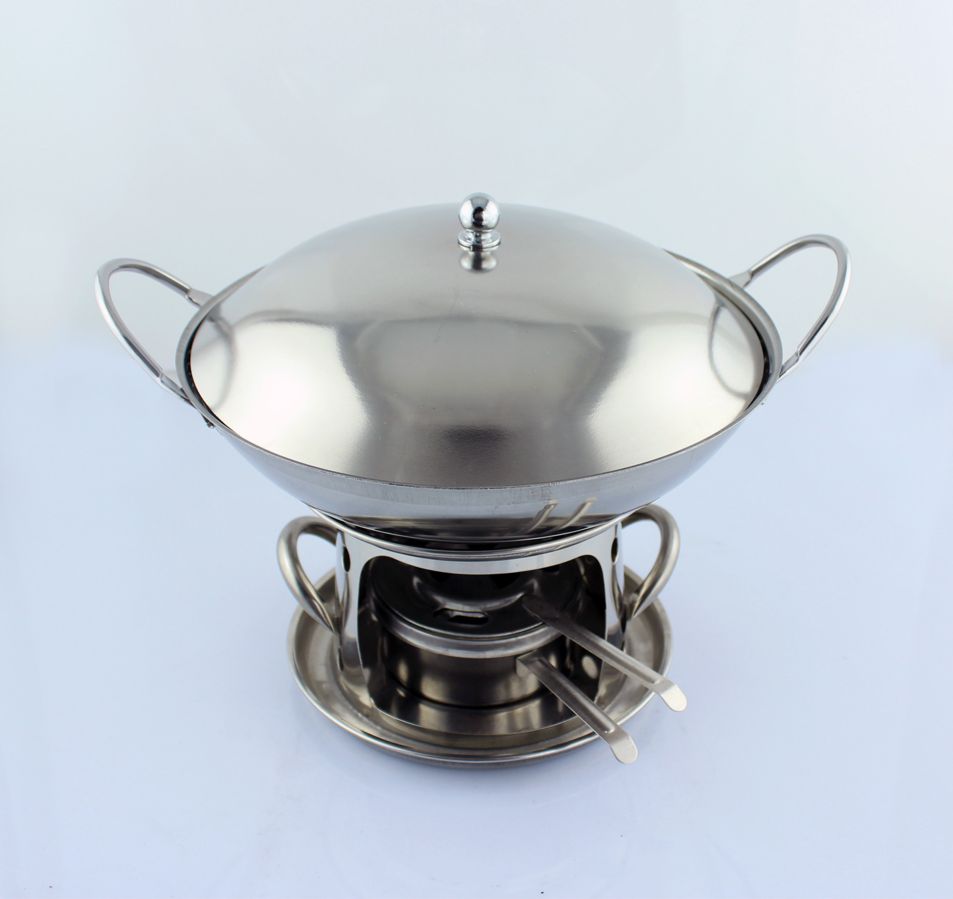 不锈钢塔形液体酒精炉  圆底酒吧鼎火锅炉 豪华自助餐炉小火锅