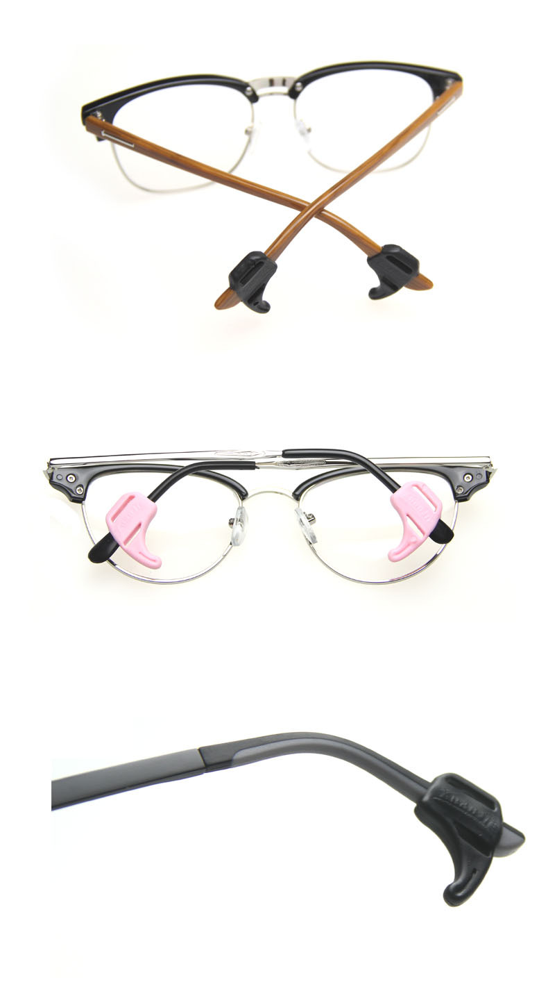 眼镜防滑套耳套眼睛托固定防滑耳勾硅胶耳托眼镜腿套运动眼镜配件