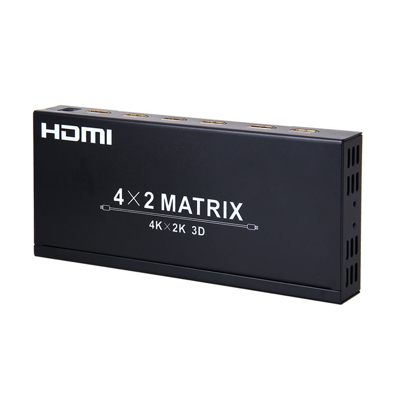 HDMI4进2出矩阵 兼容HDMI/DVI和支持多声道音频格式支持1080P