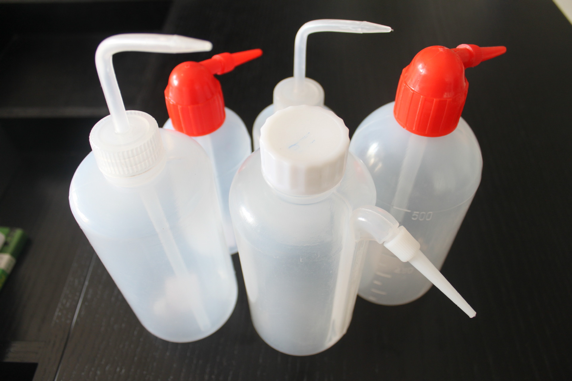 优质pp偏头洗瓶边管洗瓶500ml老洗瓶加厚型厂家直销